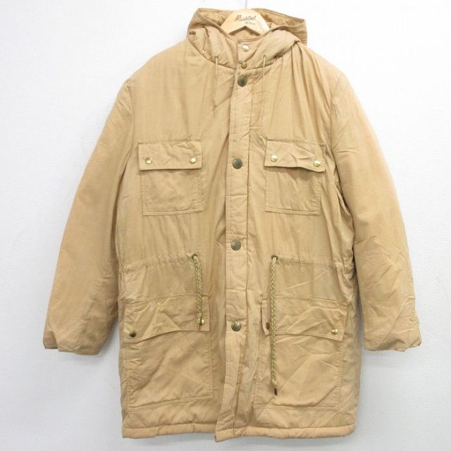 【50%OFF】XL★古着 JCペニー 長袖 ビンテージ マウンテン ジャケット パーカー メンズ 70年代 70s 大きいサイズ ロング丈 タロン ベージュ カーキ 25feb06 中古 アウター