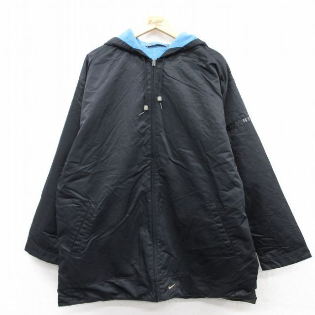 【50%OFF】ナイキ 00s ナイロンジャケット リバーシブル ブラック XL | 古着