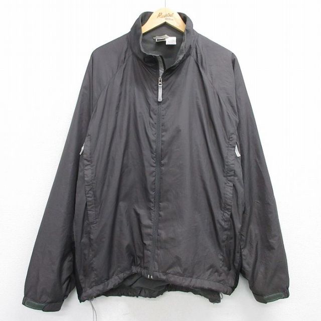XL★古着 ノースフェイス THE NORTH FACE 長袖 ジャケット メンズ ラグラン 大きいサイズ 茶他 ブラウン 内側フリース 25feb12 中古 アウター
