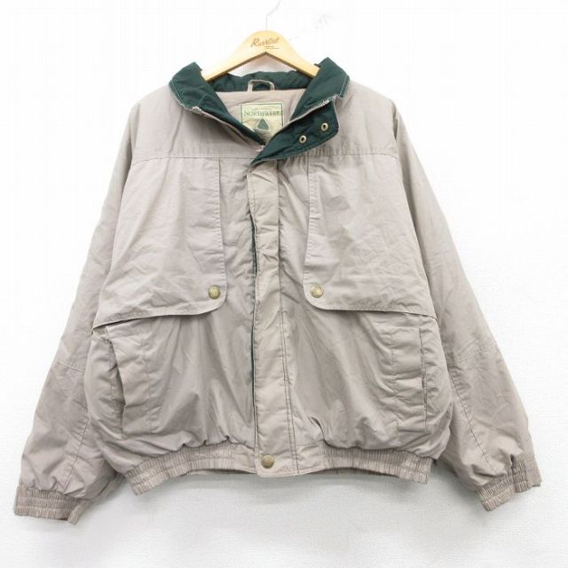 【50%OFF】XL★古着 長袖 ジャケット メンズ 00年代 00s 大きいサイズ グレー他 25feb20 中古 アウター