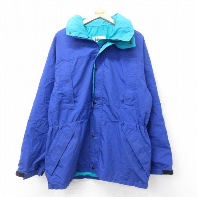 L★古着 アールイーアイ REI 長袖 マウンテン ジャケット メンズ 90年代 90s ゴアテックス 青他 ブルー 25sep03 中古 アウター