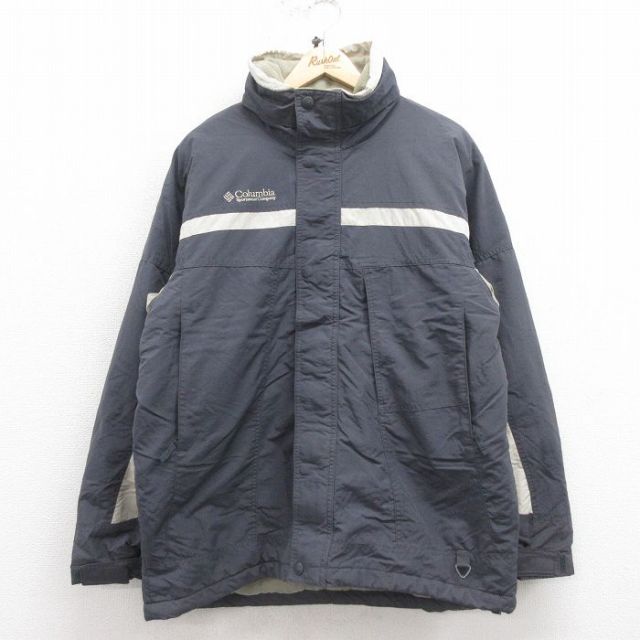 【50%OFF】コロンビア 00s ジャケット ワンポイントロゴ グレー L | 古着