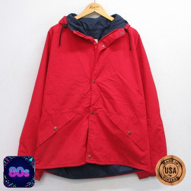 【50%OFF】カベラス 80s ナイロンジャケット ゴアテックス レッド XL | 古着