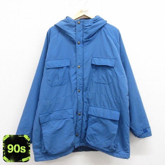 【50%OFF】エルエルビーン 90s マウンテンジャケット ラグラン ブルー XL | 古着