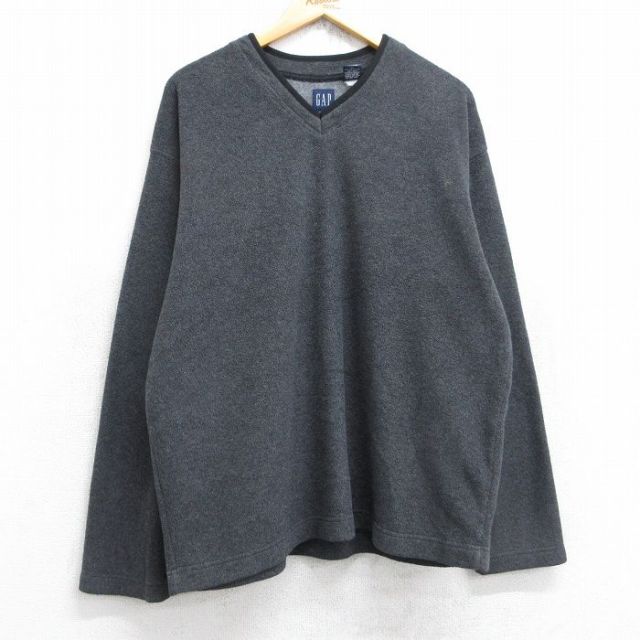 【50%OFF】ギャップ 00s フリースジャケット グレー M | 古着