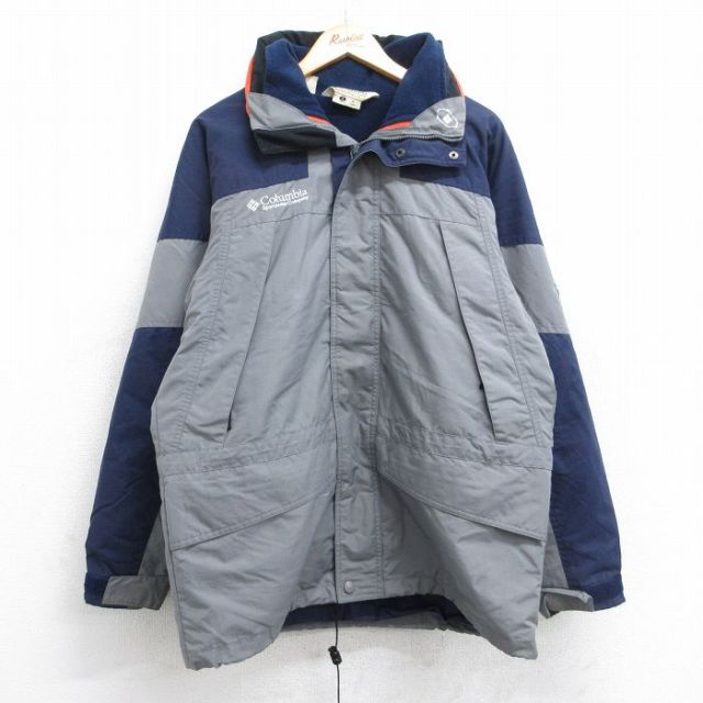 【50%OFF】コロンビア 00s マウンテンジャケット 内側フリース グレー L | 古着