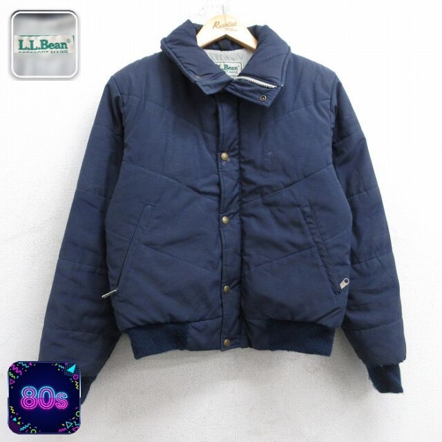 【50%OFF】エルエルビーン 80s 長袖ジャケット ネイビー S | 古着