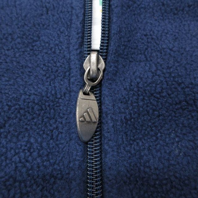 古着通販 XL☆古着 アディダス adidas 長袖 ハーフジップ フリース