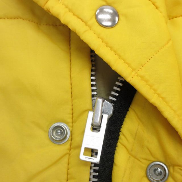 古着通販 XL☆古着 長袖 ナイロン ジャケット メンズ 80年代 80s DEKALB 黄