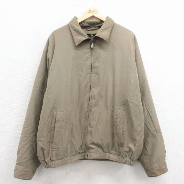 【50%OFF】ベージュ長袖ジャケット 内側フリース XL | 古着