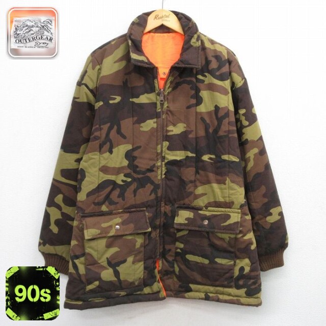 90s リバーシブルジャケット シティーカモ グリーン XL | 古着