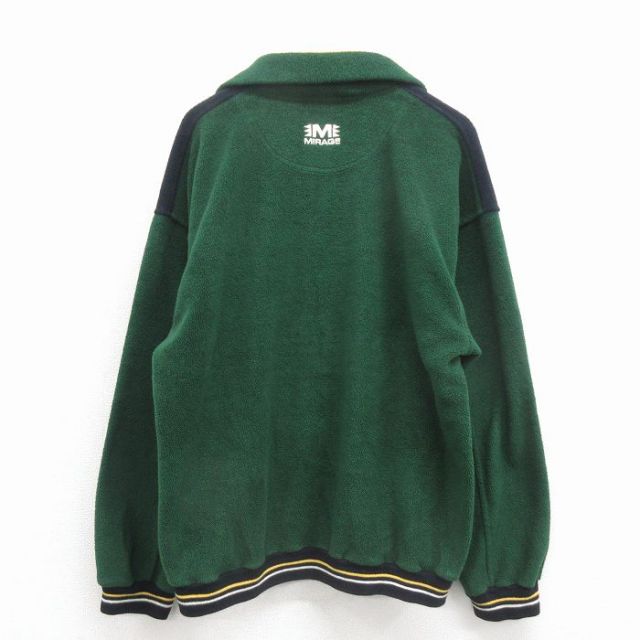 古着通販 XL☆古着 ミラージュ 長袖 ハーフジップ フリース ジャケット