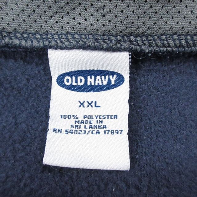 古着通販 XL☆古着 オールドネイビー OLD NAVY 長袖 ハーフジップ