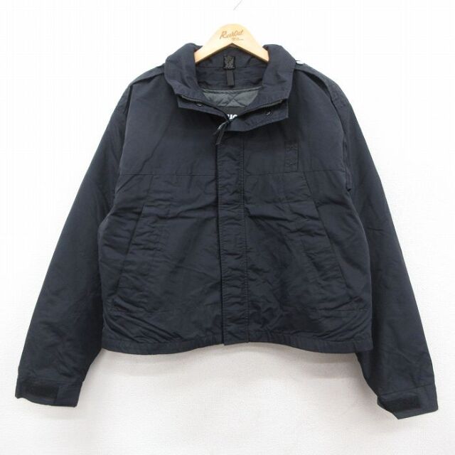 【50%OFF】ブラウアー 90s ナイロンジャケット リップストップ ブラック XL | 古着