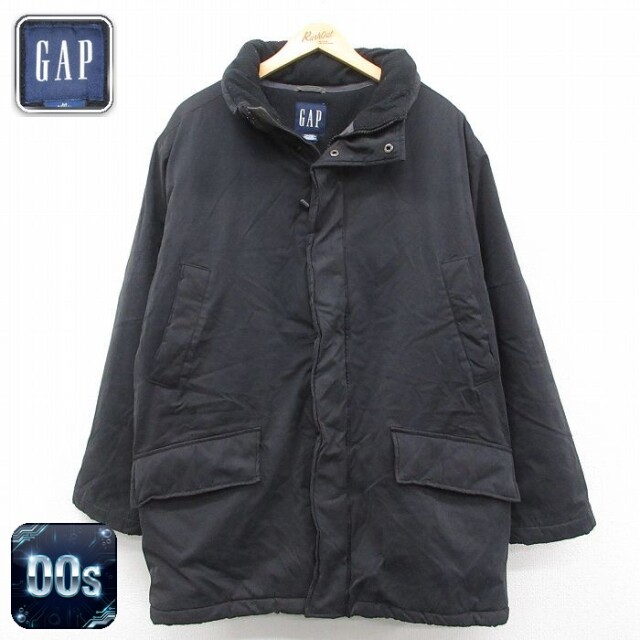 【50%OFF】ギャップ 00s ジャケット 内側フリース ブラック L | 古着