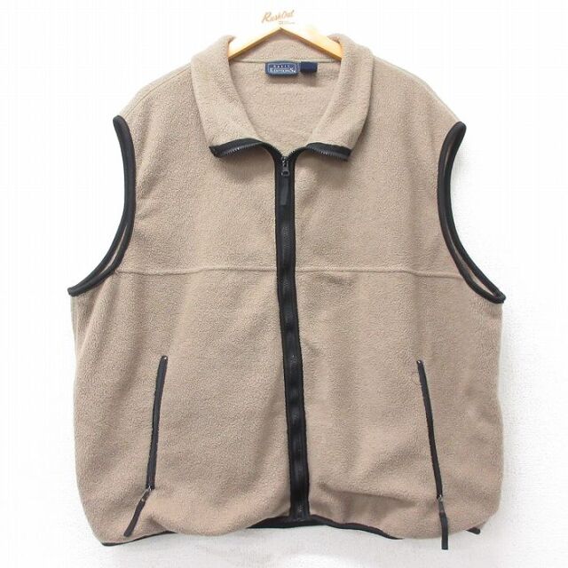 【50%OFF】ベーシックエディションズ 90s フリースベスト ベージュ XL | 古着