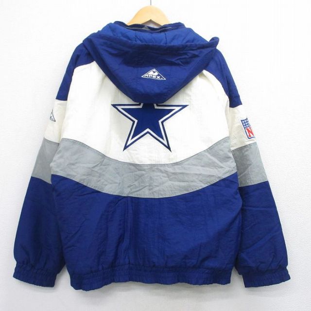 古着通販 XL☆古着 長袖 ナイロン ジャケット パーカー メンズ 90年代