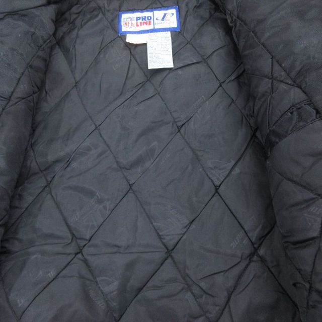 スターターNFLナイロンジャケット黒メンズXLサイズ入手困難カロライナパンサーズ NFL カロライナ パンサーズ ブラック ナイロンジャケット ダウン XL