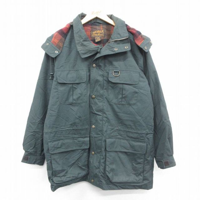 【20%OFF】エディーバウアー 90s マウンテンパーカー グリーン M | 古着