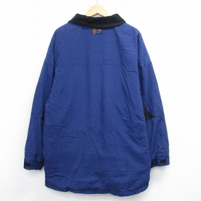 古着通販 XL☆古着 フィラ FILA 長袖 ナイロン ジャケット メンズ 90