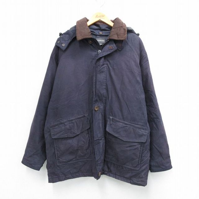【20%OFF】セントジョンズベイ 長袖ジャケット 襟レザー ネイビー L | 古着