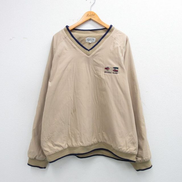 【20%OFF】MACKINAC 長袖ラグランジャケット ベージュ L | 古着