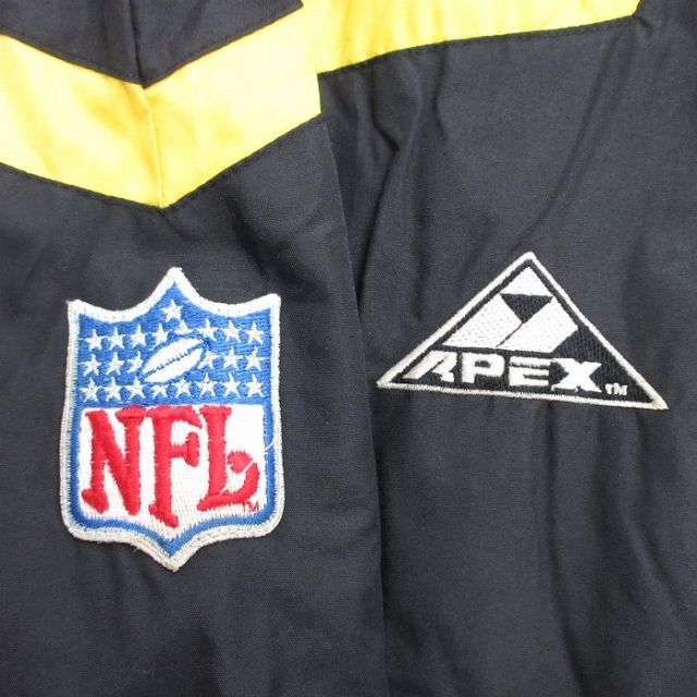 古着通販 XL☆古着 長袖 ナイロン ジャケット メンズ 90年代 90s NFL