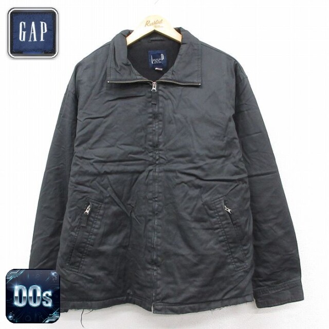 【50%OFF】ギャップ 00s ジャケット 内側フリース ブラック L | 古着