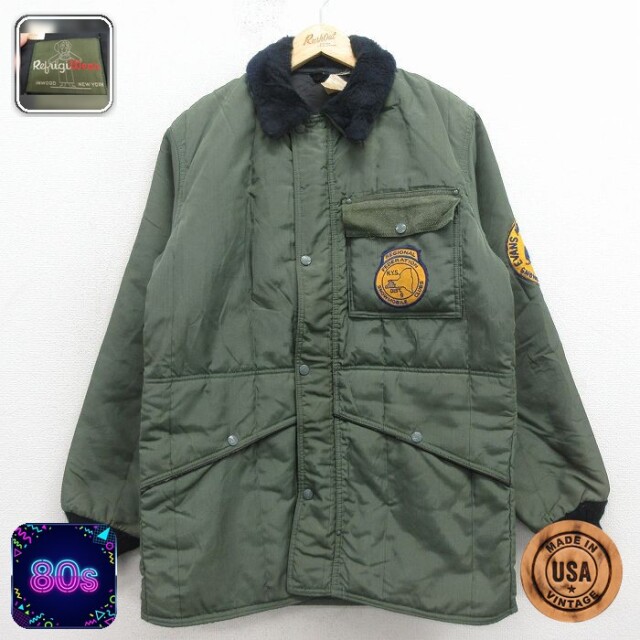 【50%OFF】80s ナイロンジャケット スノーモバイル グリーン L | 古着