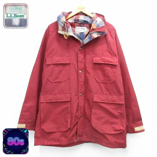 【50%OFF】エルエルビーン 80s マウンテンジャケット BAXTER STATE PARKA バーガンディ XL | 古着