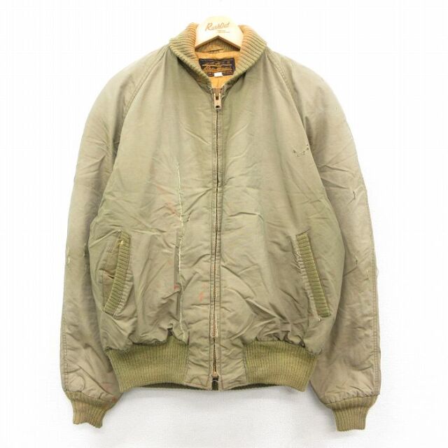 【20%OFF】エディーバウアー 80s ラグランダウンジャケット ボロ ベージュ L | 古着