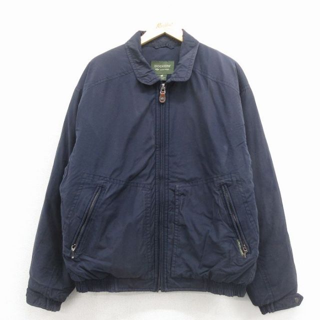 【20%OFF】ドッカーズ 長袖ジャケット ネイビー XL | 古着