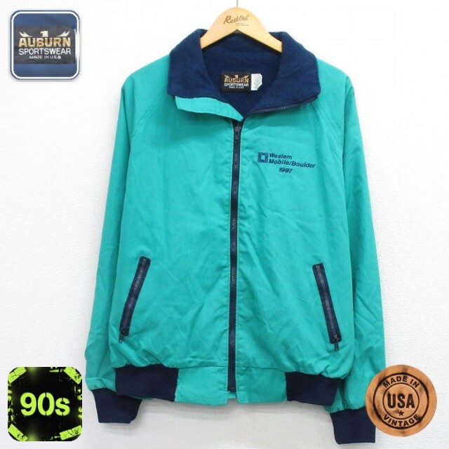 【50%OFF】90s ラグランジャケット Western Mobile グリーン XL | 古着