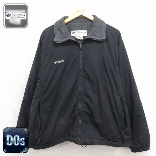 【20%OFF】コロンビア 00s 長袖ジャケット 内側フリース ブラック メンズL相当 | 古着