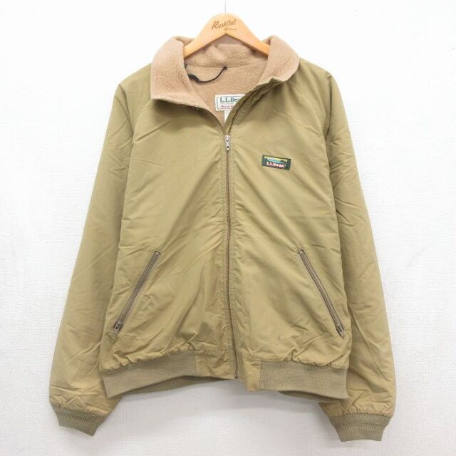 エルエルビーン 80s ラグランジャケット ベージュ メンズXL相当 | 古着