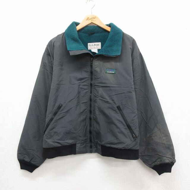 エルエルビーン 90s ウォームアップジャケット 内側ボア グレー メンズXL相当 | 古着
