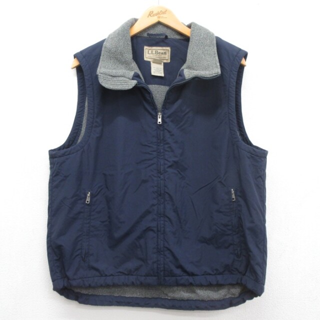 エルエルビーン 00s ナイロンベスト ネイビー メンズM相当 | 古着