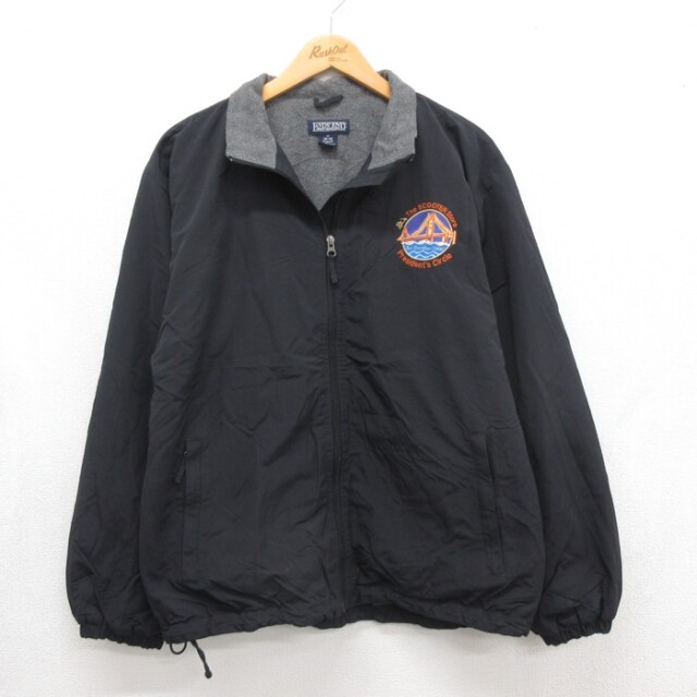 ランズエンド 00s ジャケット サンフランシスコ ブラック メンズL相当 | 古着