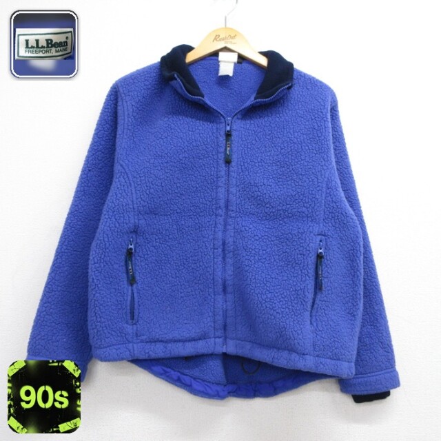 L.L.Bean 90s ジャケット ボアフリース パープル レディースS相当 | 古着