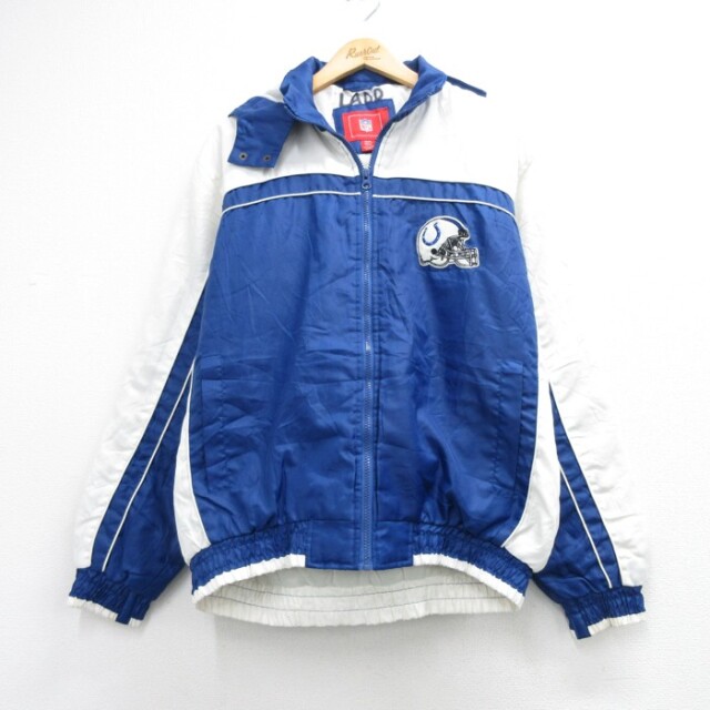 NFL 90s 長袖ジャケット コルツ ブルー メンズL相当 | 古着