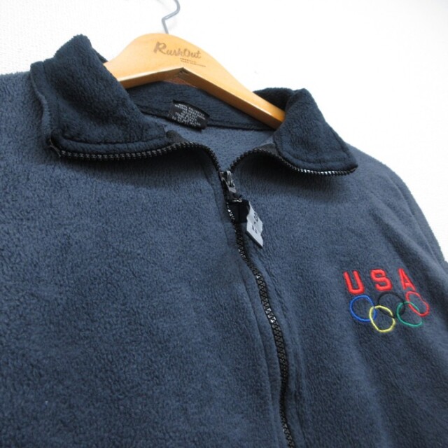 古着通販 M☆古着 長袖 ジャケット フルジップ メンズ 90年代 90s