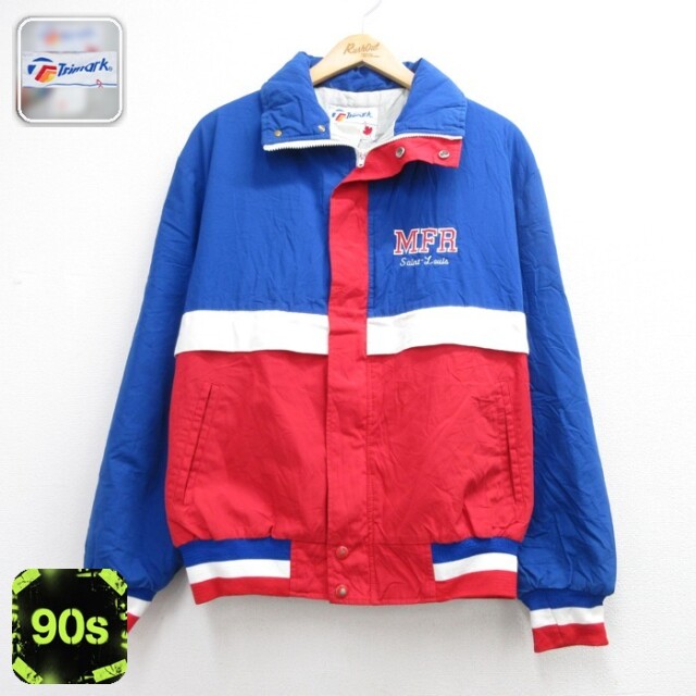 Trimark 90s 長袖ジャケット Corsaires ブルー L | 古着 26aug26