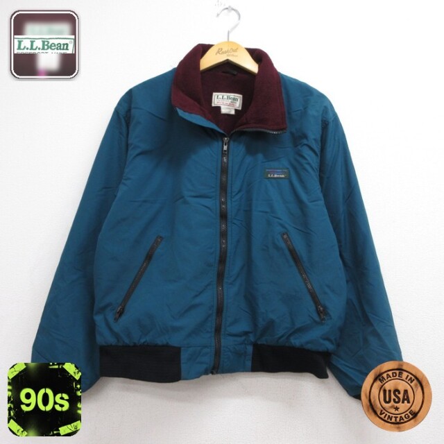 エルエルビーン 90s ウォームアップジャケット ブルー L | 古着 26aug26