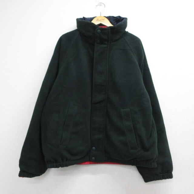 ノーティカ 90s フリースリバーシブルジャケット グリーン メンズXL相当 | 古着