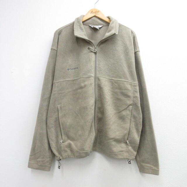 コロンビア 00s フリースジャケット ベージュ メンズXL相当 | 古着