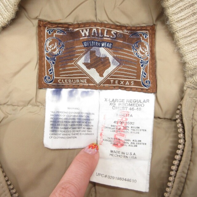 古着通販 XL☆古着 ウォールズ Walls ナイロン メンズ 90年代 90s
