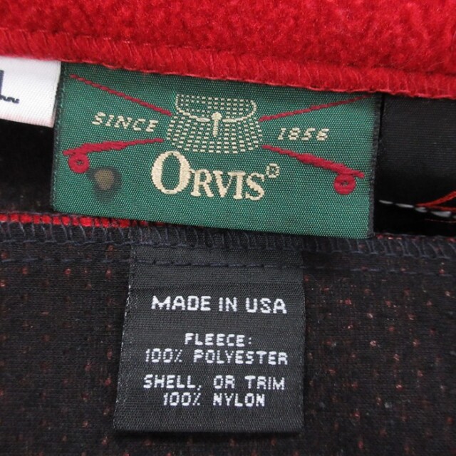 美品 80s 90s ORVIS オービス フリース XLサイズ usa製 古着通販 L☆古着 オービス Orvis メンズ 90年代 90s ポーラテック