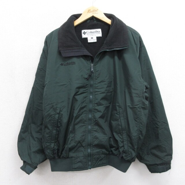 コロンビア 00s リバーシブルジャケット グリーン メンズL相当 | 古着