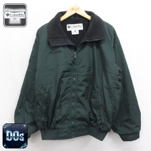 コロンビア 00s リバーシブルジャケット グリーン メンズL相当 | 古着