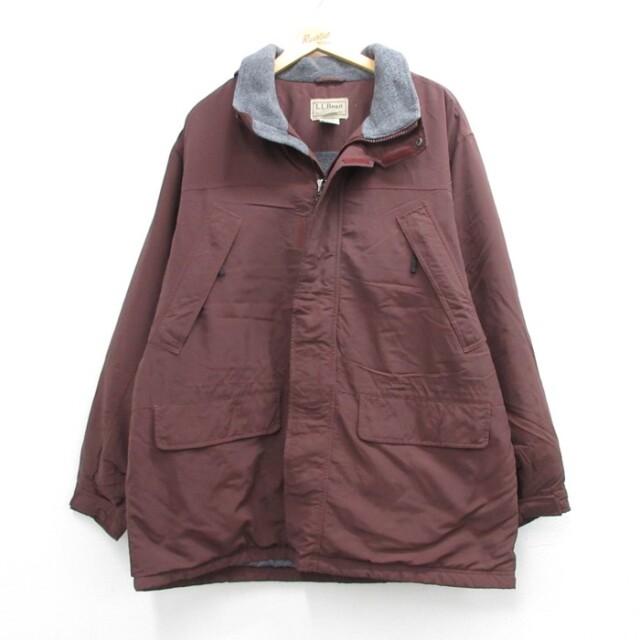 エルエルビーン 90s ナイロンパーカー ポーラテック シンサレート ブラウン メンズXL相当 | 古着